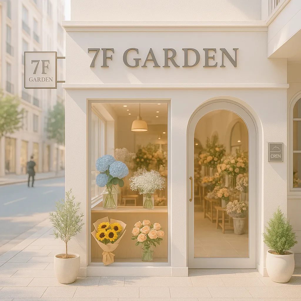 Tiệm hoa gần đây nhất - shop cửa hàng 7f garden