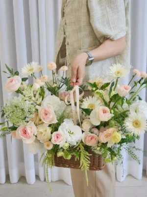 giỏ hoa tặng cho nam giới