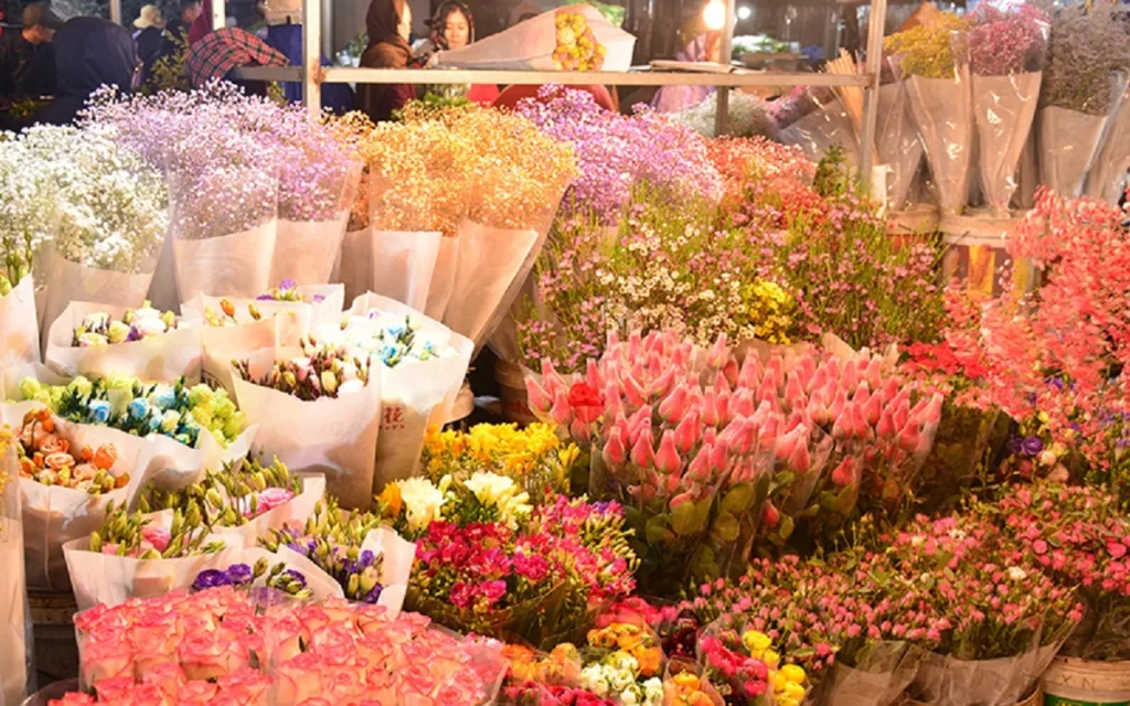 cho hoa ho thi ky 1 Hình ảnh của chợ hoa Hồ Thị Kỷ