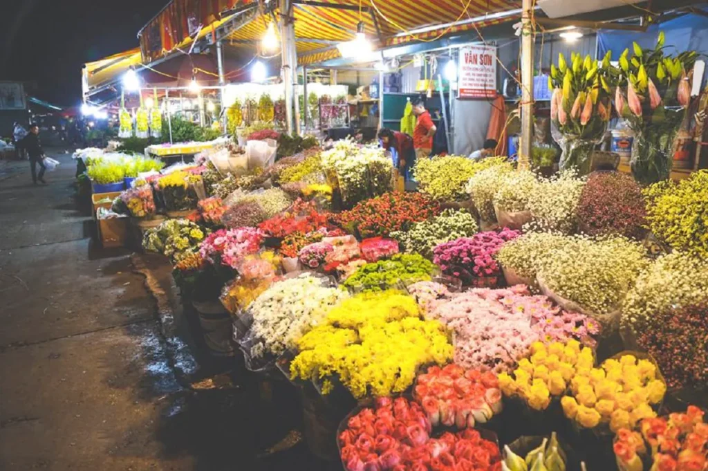 cho hoa ho thi ky 2 Chợ hoa Hồ Thị Kỷ mở 24/24