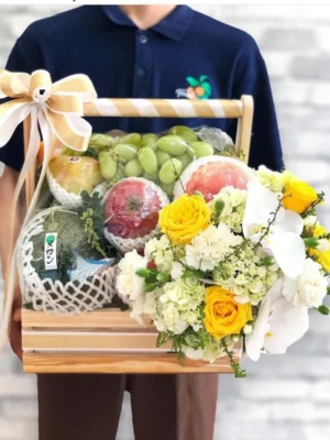 giỏ hoa quả cúng 100 ngày