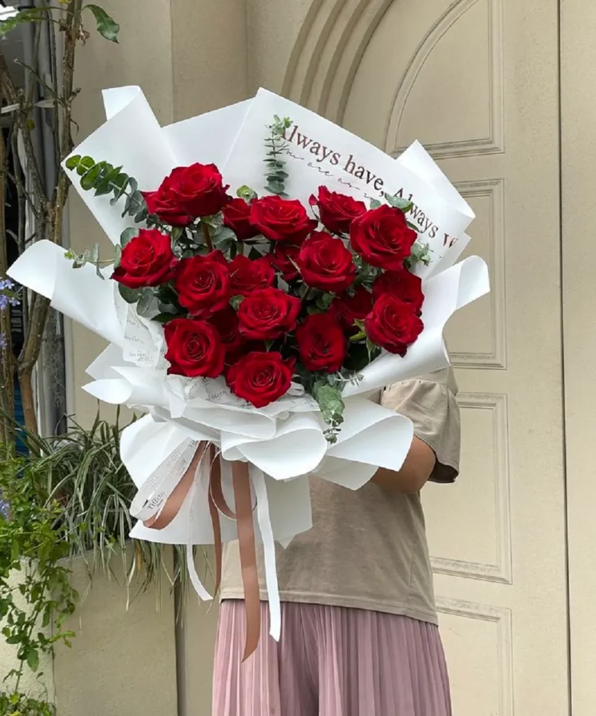 hoa hong nhap khau dep bó hoa hồng nhập khẩu đẹp tại 7F Garden