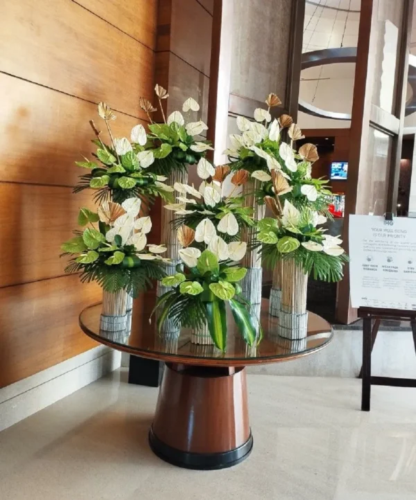 Hoa để bàn lễ tân giá rẻ nhất