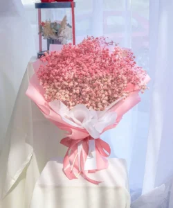 Bó hoa baby màu cam