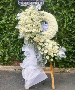 Đặt vòng hoa nhà tang lễ bộ quốc phòng Gò Vấp