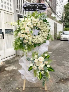 Đặt vòng hoa đám tang Quận 3 - gần chùa Vĩnh Nghiêm