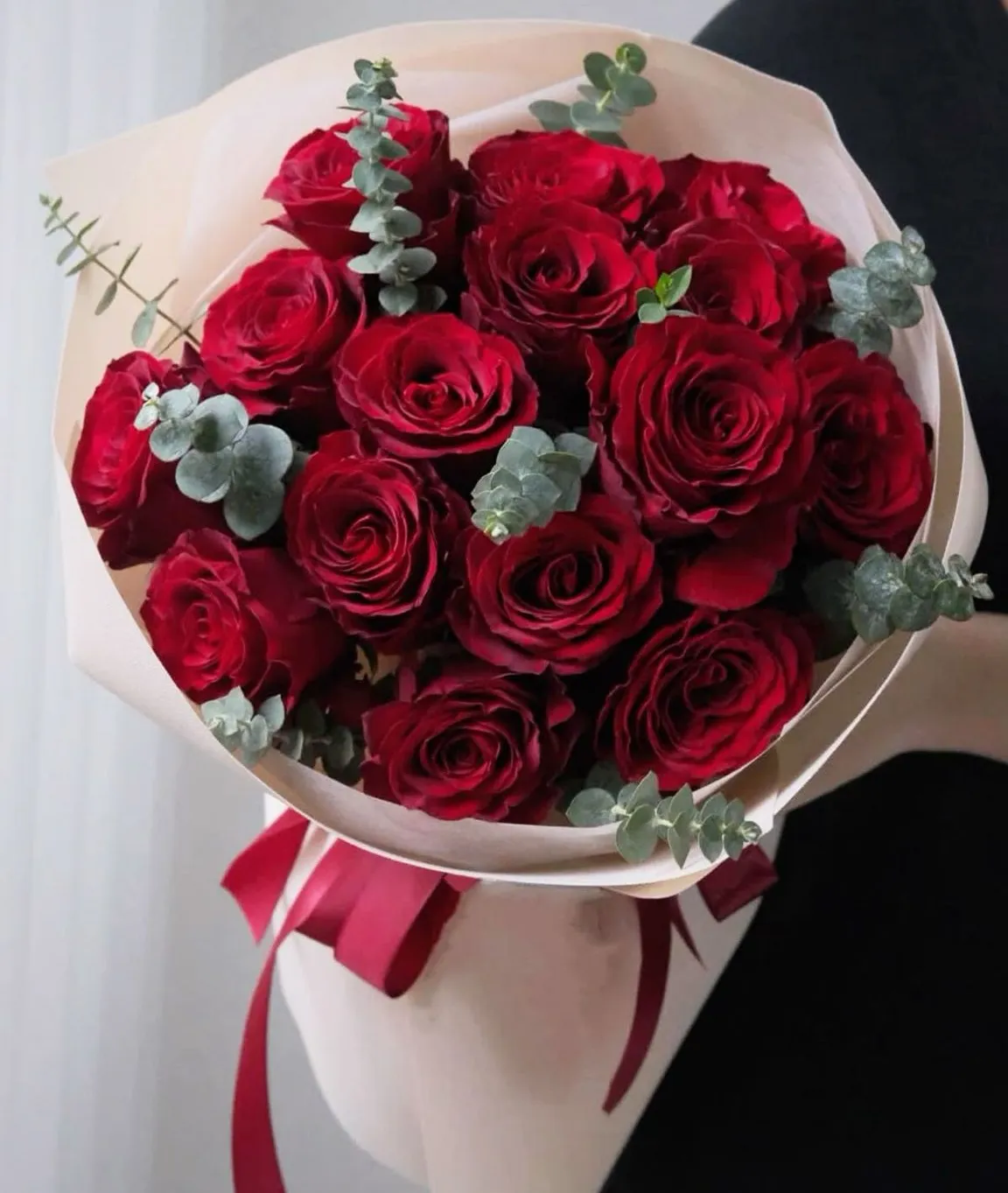 mẫu hoa tặng người yêu hoa hồng đỏ