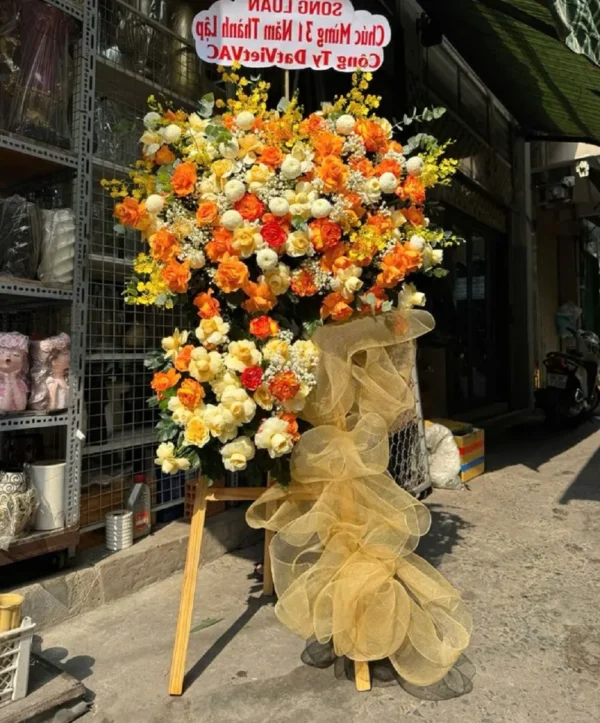 Vòng hoa khai trương khách sạn 5 sao đẹp, giá rẻ - Ảnh 2
