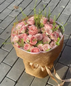 Bó hoa hồng julibee Đà Lạt - Sắc pastel nhẹ nhàng