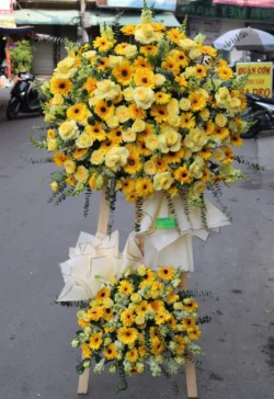 Mẫu vòng hoa khai trương cho khu phố dự án nhà phố